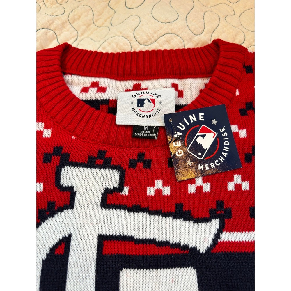 Mens St Louis Cardinals Ugly Christmas Sweater Pullover Size Medium MLB‎ - Picture 5 of 5